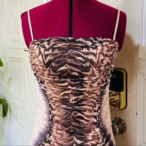 AFRM Amara Ruched Cocktail Dress. Small. - Picture 8 of 11